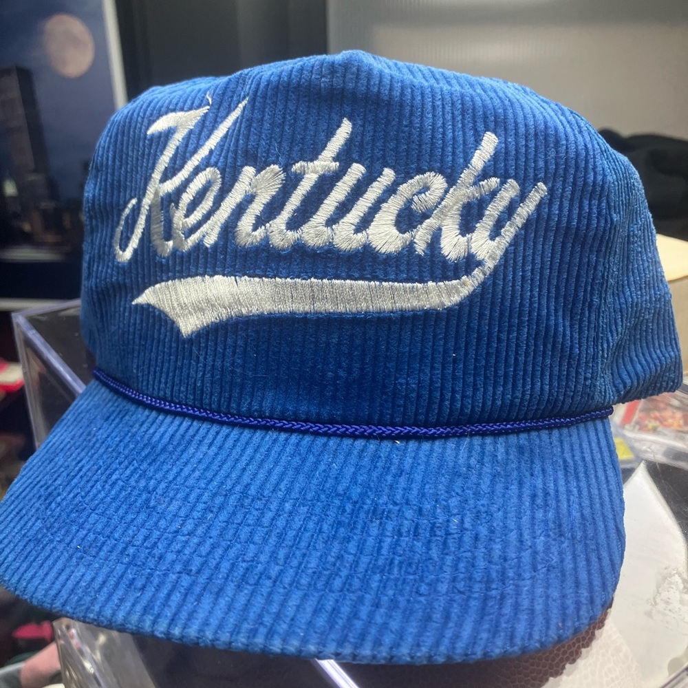 Vintage University Kentucky Classic Corduroy adjustable embroidered ball cap hat